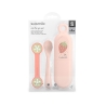 Set de voyage On the go - étui, cuillère et bib-clip Fraise