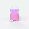 Enceinte lumineuse et karaoké - Rose