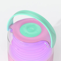 Enceinte lumineuse et karaoké - Rose