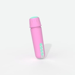 Enceinte lumineuse et karaoké - Rose