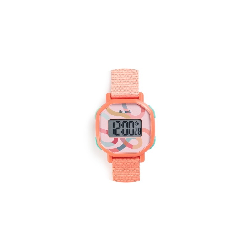 Ticlock - Montre digitale pastel volute