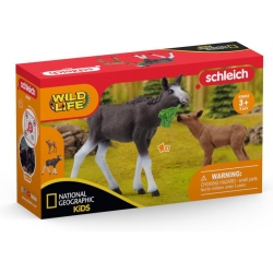 Wild Life - Elan femelle avec veau