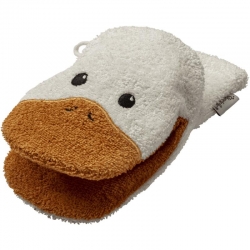 Gant de toilette marionnette canard Edda