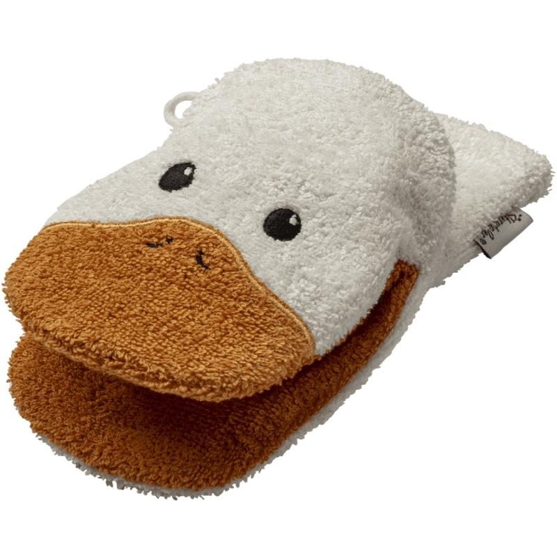 Gant de toilette marionnette canard Edda