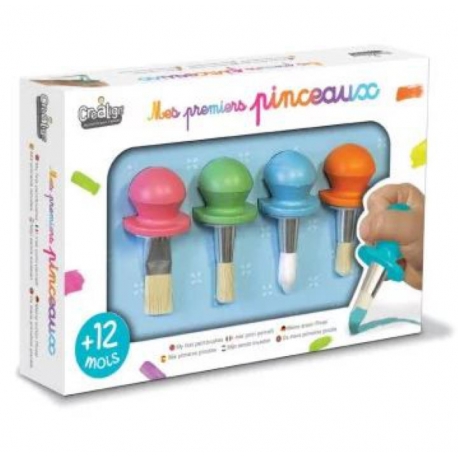 Mes premiers pinceaux - Formes ergonomiques