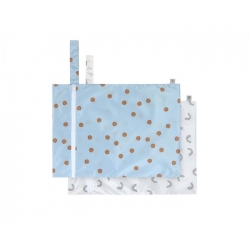 Lot de 2 pochettes pour couches - Happy Smile blue