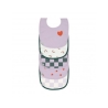 Pack de 5 bavoirs - Happy Coeur lavender