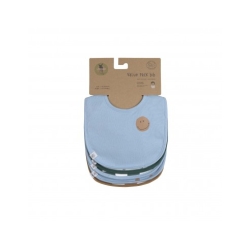 Pack de 5 bavoirs - Happy Smile blue