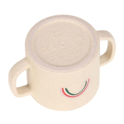 Tasse d'apprentissage en cellulose - Happy Coeur lavander
