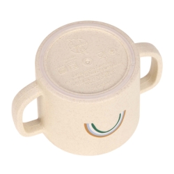 Tasse d'apprentissage en cellulose - Happy Smile VERT