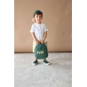 Little Gang - Petit sac à dos velours Fun vert océan