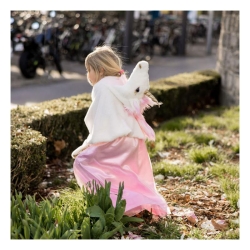 Déguisement - Cape de licorne blanche 4/6 ans