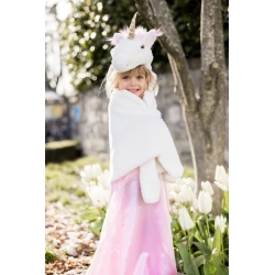 Déguisement - Cape de licorne blanche 4/6 ans
