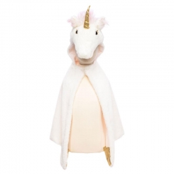 Déguisement - Cape de licorne blanche 4/6 ans