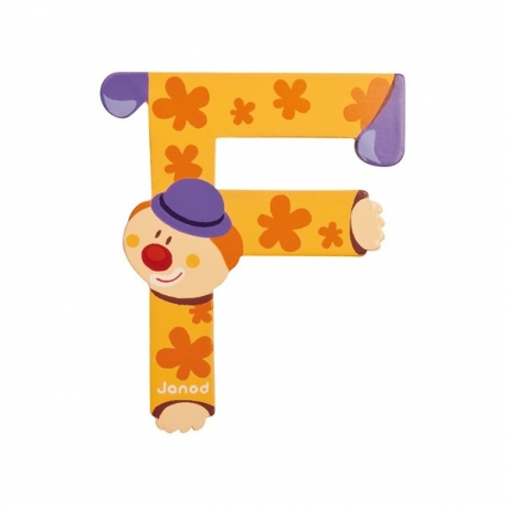 Lettre clown F