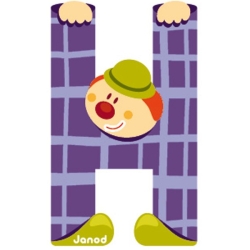 Lettre clown H