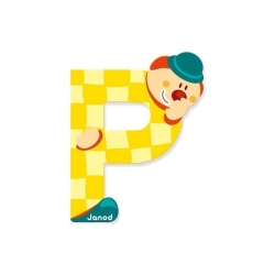 Lettre clown P