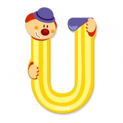 Lettre clown U