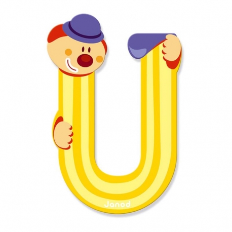 Lettre clown U
