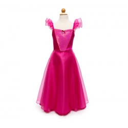 Déguisement - Robe de fête fuchsia 5/6 ans