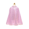 Déguisement - Cape de princesse sequins rose 7/8 ans
