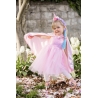 Déguisement - Cape de princesse sequins rose 7/8 ans