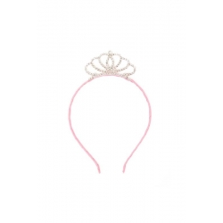 Déguisement - Serre tête rose argenté