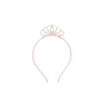 Déguisement - Serre tête rose argenté