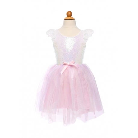 Déguisement - Robe licorne irisée rose 3/4 ans