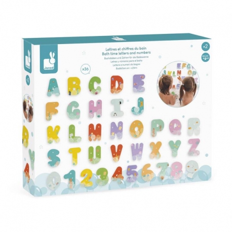 Lettres et chiffres de bain