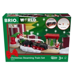 Circuit train à vapeur de Noël