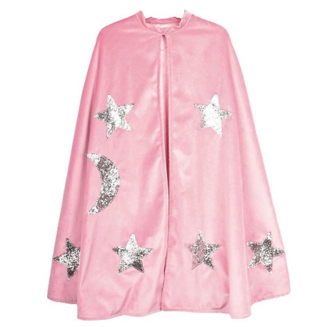 Déguisement -  Cape de magicien rose 3/8 ans