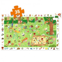 Puzzle observation 35 pièces - Le square des petits amis