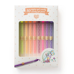 Lovely paper - 6 stylos gel candy