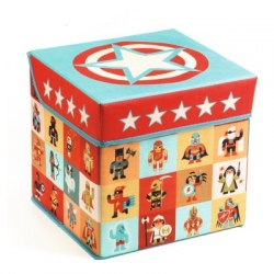 Little Big Room - Coffre à jouets siège stars