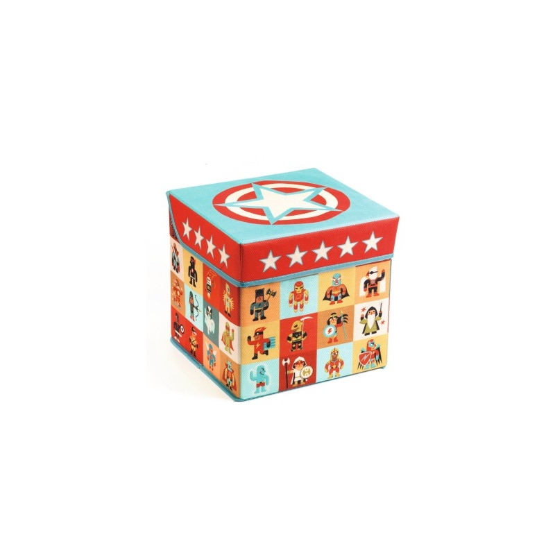 Little Big Room - Coffre à jouets siège stars