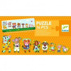 Puzzle duo - Grands & petits à la ferme