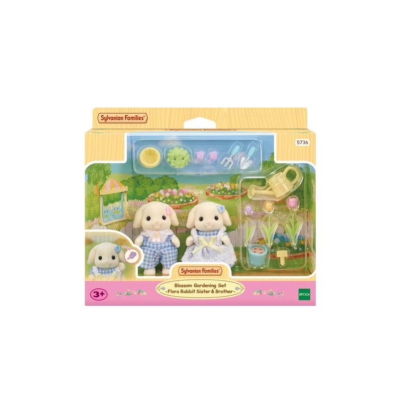 Sylvanian Families - Frère et soeur  lapin bélier