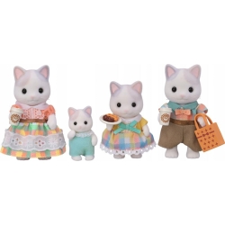 Sylvanian Families - Le famille Chat Latté