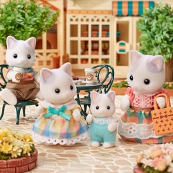 Sylvanian Families - Le famille Chat Latté