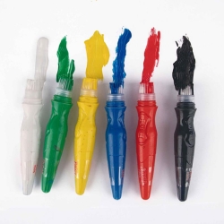 Pinceaux avec peinture - Couleurs de base