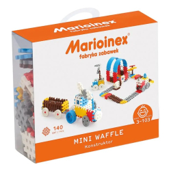 Mini waffle konstruktor bleu 140 pièces