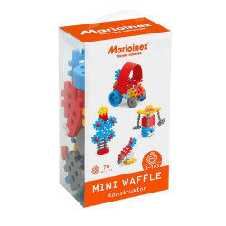 Mini waffle konstruktor bleu 70 pièces
