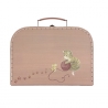 Valise pompoms  et tricotin