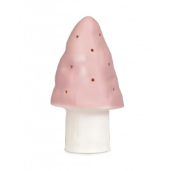 Petite lampe champignon vintage pink