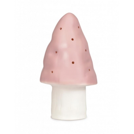 Petite lampe champignon vintage pink