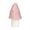 Petite lampe champignon vintage pink