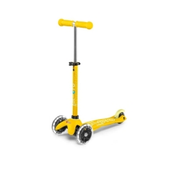 Trottinette Micro mini deluxe led - Jaune