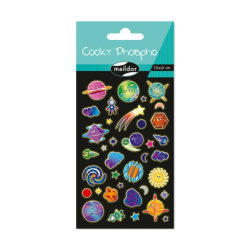 Cooky stickers phosphorescent - Planetes