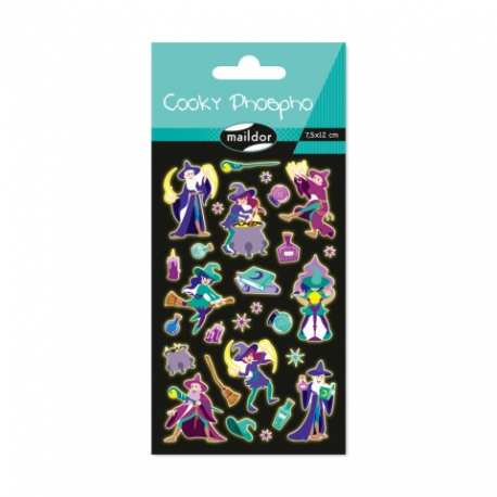 Cooky stickers phosphorescent - Magic